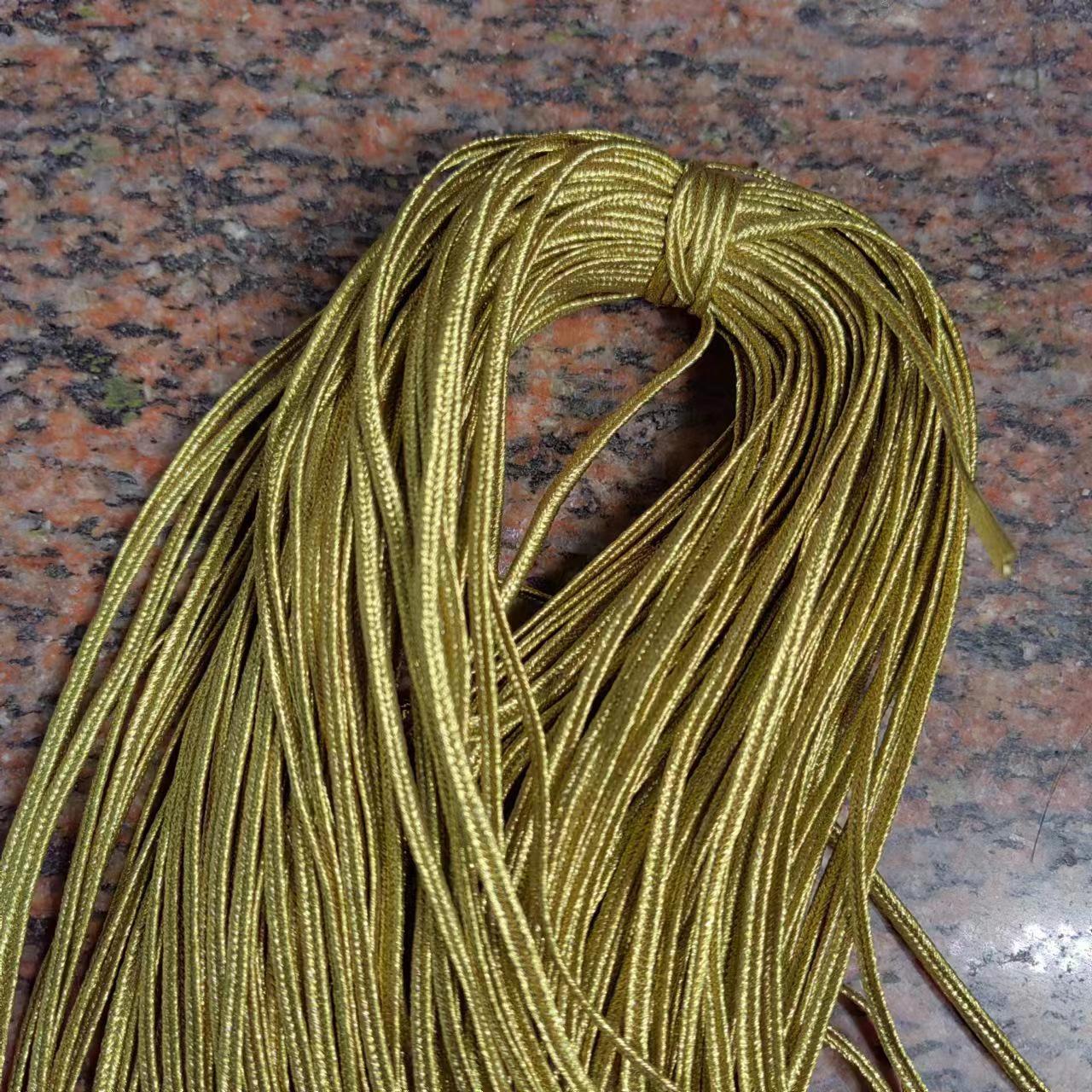 

3 мм золотая и серебряная елочка по краю веревка для пояса змеиного живота для плетения одежды и сумок