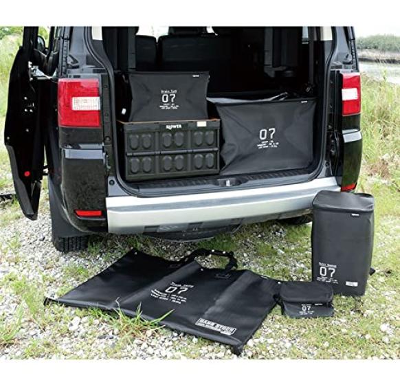 SLOWER 70 x 42 x 6 cm Car Trunk Luggage Waterproof Sheet OLIVE Green (Outdoor Tote Bag, Leisure Sheet Suguremono) HANG STOCK TRUNK CARRY SLW137