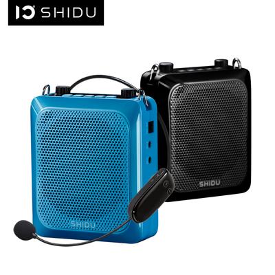 SHIDU 25W Przenośny Wzmacniacz Głosu Mini Głośnik Bluetooth Audio z Bezprzewodowym Mikrofonem UHF Dla Nauczycieli Turystów S28 S512