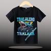 Children Unisex T-shirt Girl Boy Italian Brainrot Animals Kids Tung Tung Tung Sahur Short Sleeve Funny Meme Tee Summer Clothing