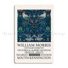Bird And Pomegranate Exhibition William Morris Strawberry by Zouzounio Art Metal Plaque Rusty Wall Plaque Tin Sign Poster