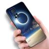 Moon Stars Space Astronaut Black Phone Case For Xiaomi Mi 9 SE 8 10T 11 12 13 Lite 9T 11T 12S 12T 13T 14 Pro 5G NE 11i 12X