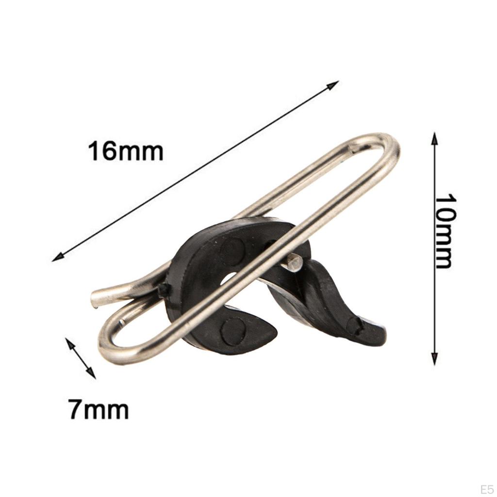 5 Hookbait Release Clips for Fishing, Stainless Steel Bait