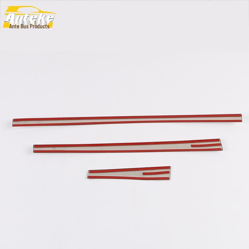 RM5 Center Console Stainless Steel Trim: Fits 19 Baojun Models, Includes Cup Holder & Shift Lever Accessory