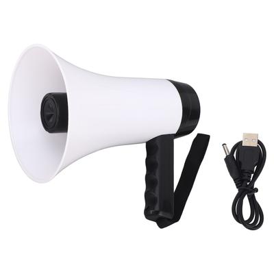 Handheld Megaphone Loud Rechargeable Support Recording Portable Bullhorn for Broadcasting Stall