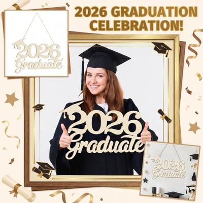 Graduation Wooden Pendant In 2026