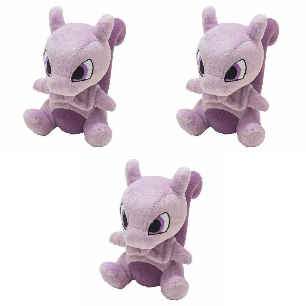 Adorable Mew 6" Pokemon Pocket Monster Plush Toy Soft Animal Stuffed Doll Premium Quality