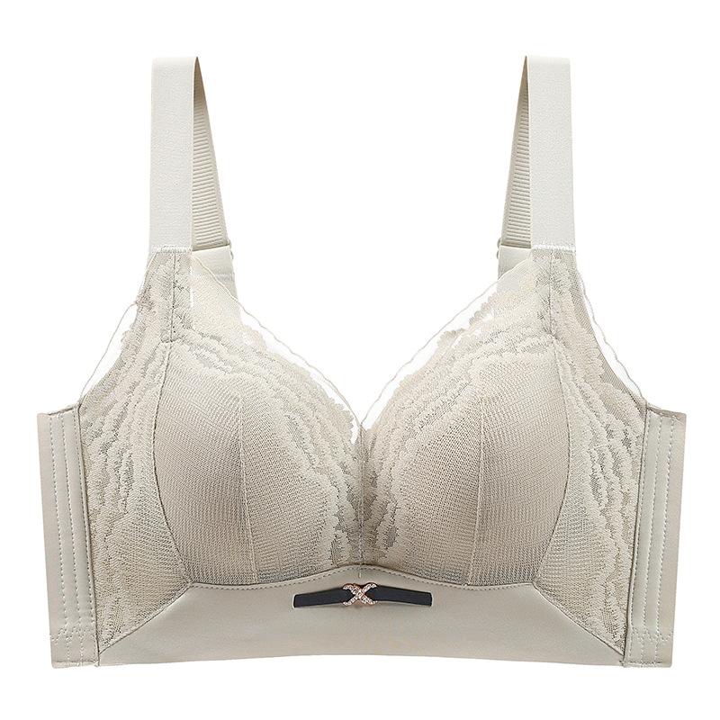 No steel ring, double breasts, anti-sagging adjustment type, annual explosion flat chest special bra