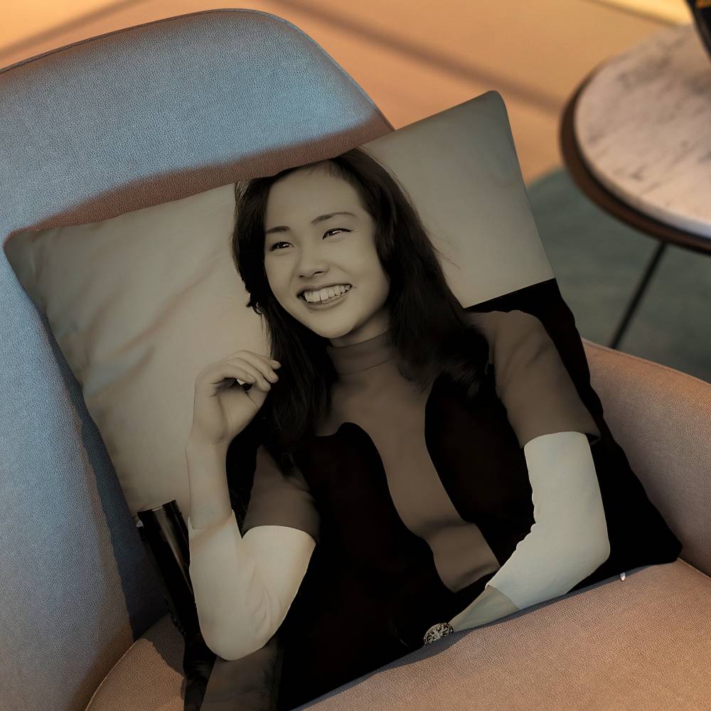 Stay With Me Miki Matsubara Pillow Case Pillow Case Living Room Sofa Cushion Cover Suitable For Home Bedroom Room Decoration Peach skin 18*18(CM)-1Pcs