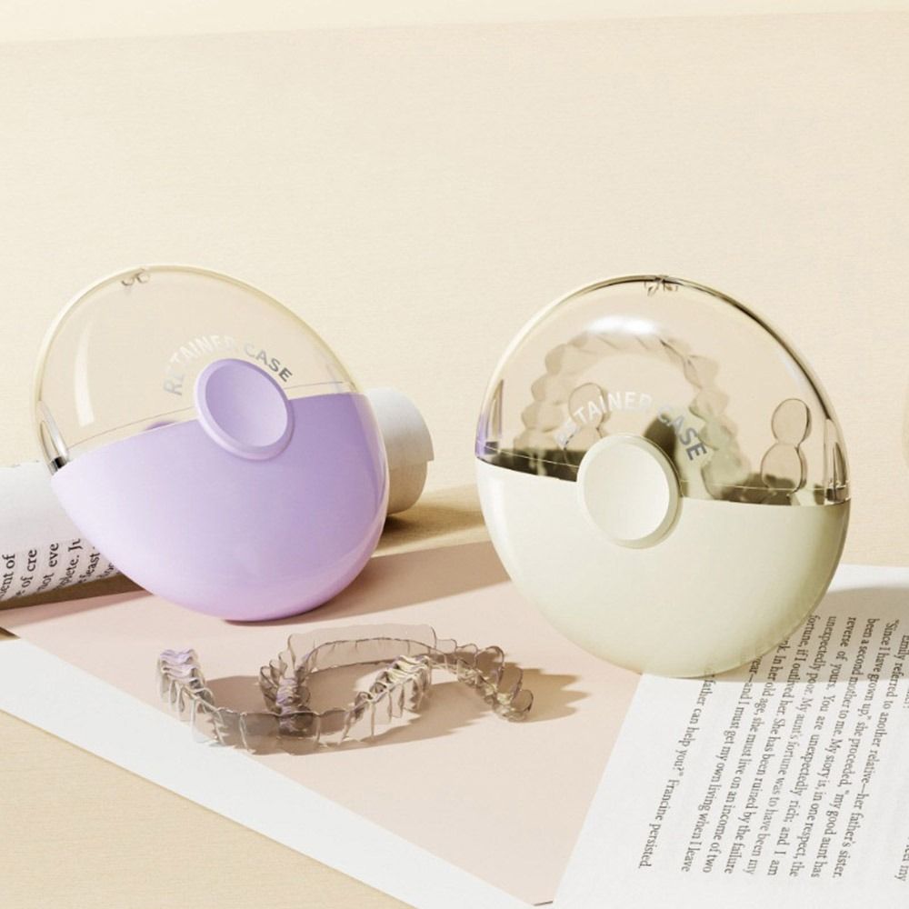 3Pcs Dustproof Denture Storage Box Lightweight Mouthguard Case Practical Fake Teeth Case  Travel