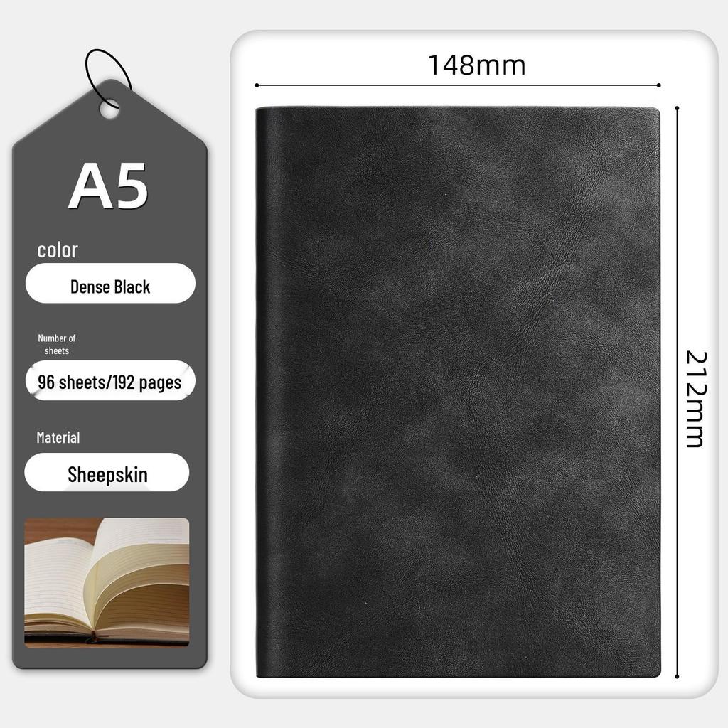 Customizable A5/B5 Business Notebook with Logo - Thick Cover for Office Meetings