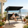 Husa Prelată Impermeabilă Rezistentă la Vânt Anti-UV Rezistentă pentru Balansoar de Grădină Curte Cale Patio Balcon