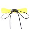 Wide Velvet Choker, Hollow Alloy Pendant Soft Velvet Streetwear Neck Collar