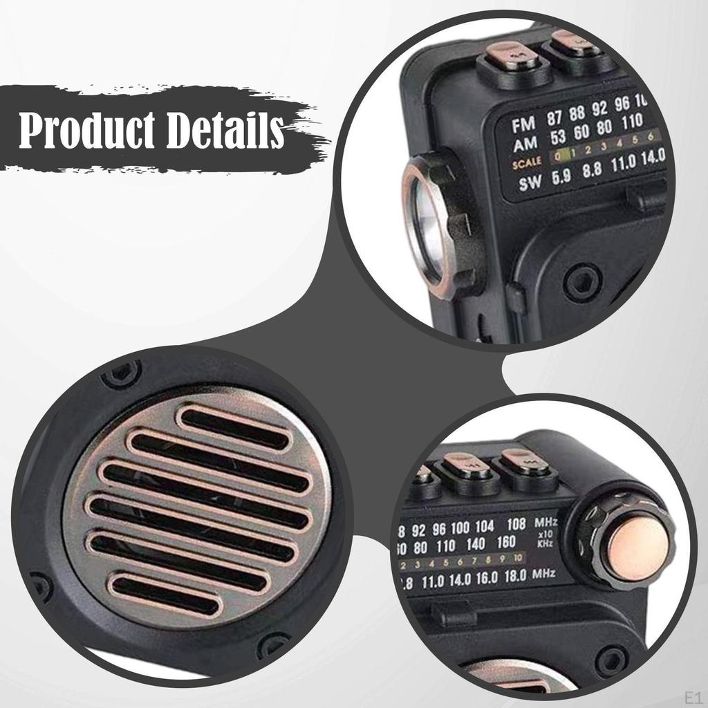 Mini Radio Music Player Small Speaker Pocket Size Portable FM for Home