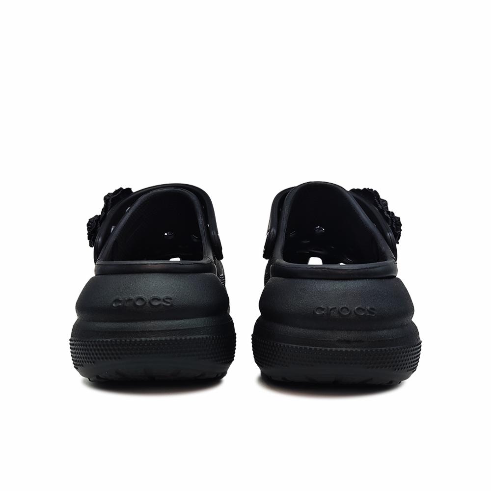 Crocs Crush Clog Aoyama Ink Camellia Gift Bag Simple and Versatile Fashion Trend Casual Hole Shoes Women's Black