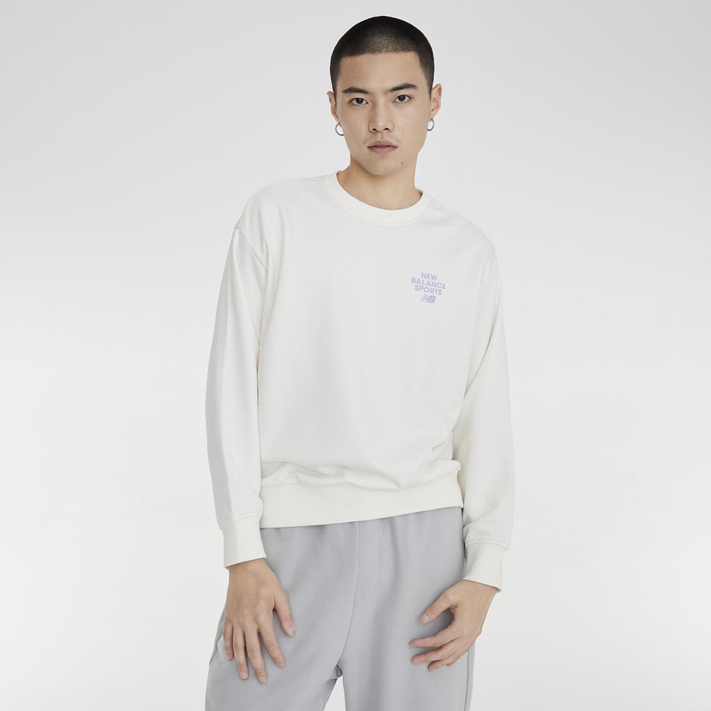 New Balance Sweatshirt Unisex White 5CD12152-IV