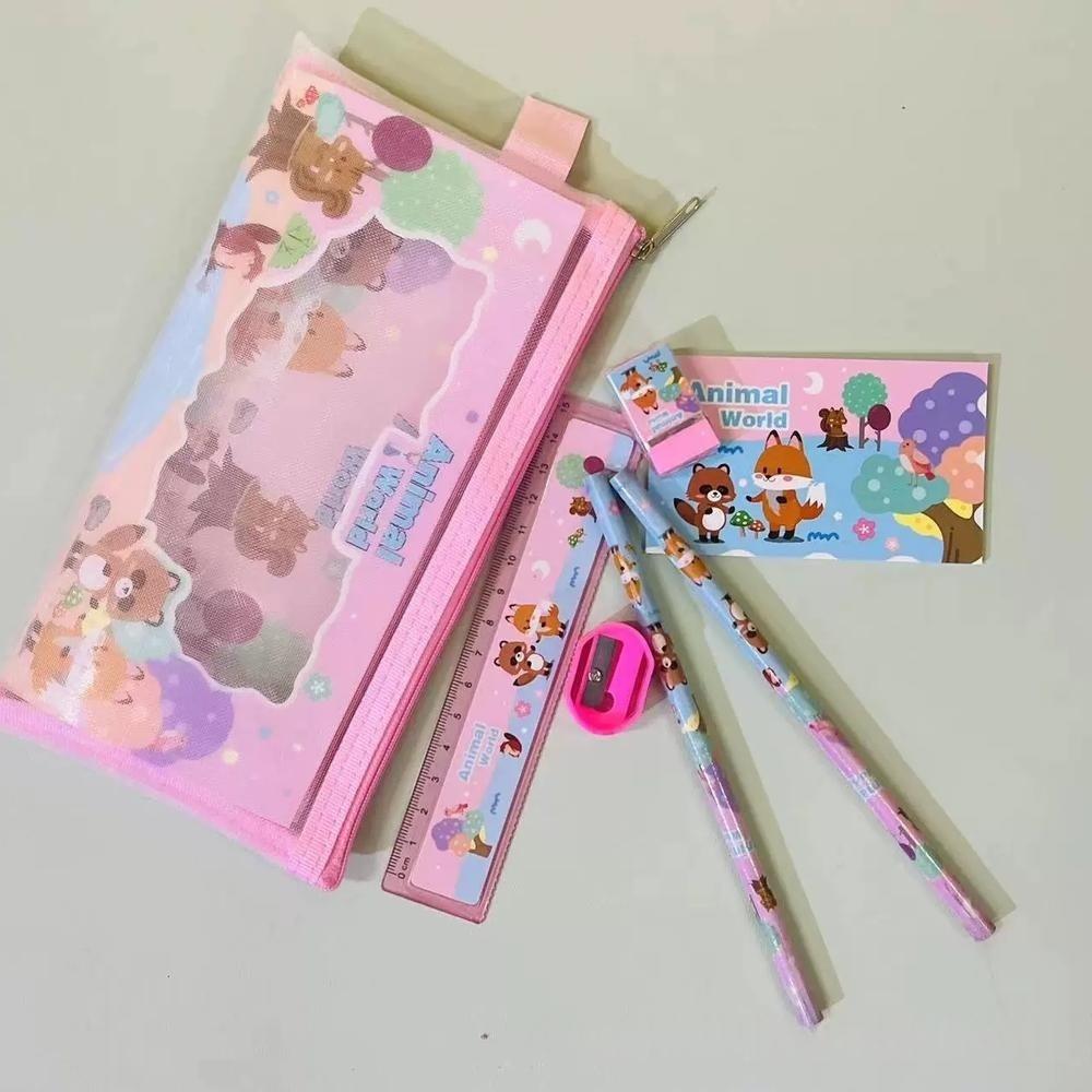 Capybara Stationery Set For Kids Gift Pens Stickers Utility Knife Stationery Gift Box Back To School Learning Birthday Gift