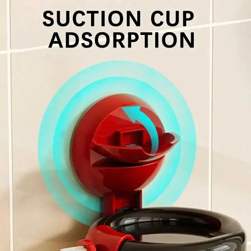 Wandmontiertes Zahnbürsten-Aufbewahrungsregal-Set Multifunktionales Platzsparendes Zahnputzbecher-Halter-Set Ohne Bohren Waschbecher