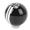 6 Speed Car Racing Gear Shift Knob for Shelby GT500 Style Round Ball Shift Knob with 3 Adapters for