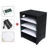 Pet Reptiles Acrylic Feeding Box Terrarium 4 Layers Breeding Tank Insect Lizards House Drawer with Hygrometer Heating Pad Cage