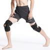 Silikon Kaymaz Şeritli Ayarlanabilir Kompresyon Kollu, Ön Şekilli Ark, Nefes Alabilen Neopren Destekli Spor Dizliği