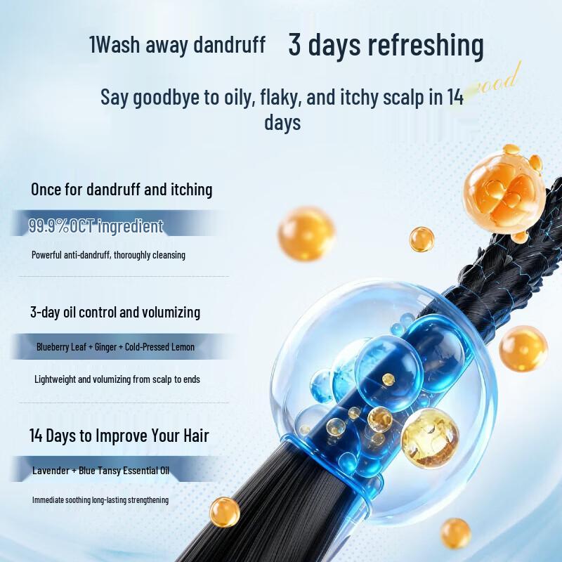 Wind Shadow Fragrance Oily Hair Anti-Dandruff Shampoo Set