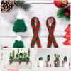 Neck Scarf Christmas Doll Scarf Soft Mini Xmas Dolls Hat Cute 1:12 Doll Clothes  Photographic Prop
