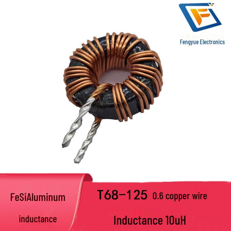 Available: Iron-Silicon-Aluminum T068125 0.6 Wire, Three-Strand 15A 10uH Magnetic Ring Inductor Coil