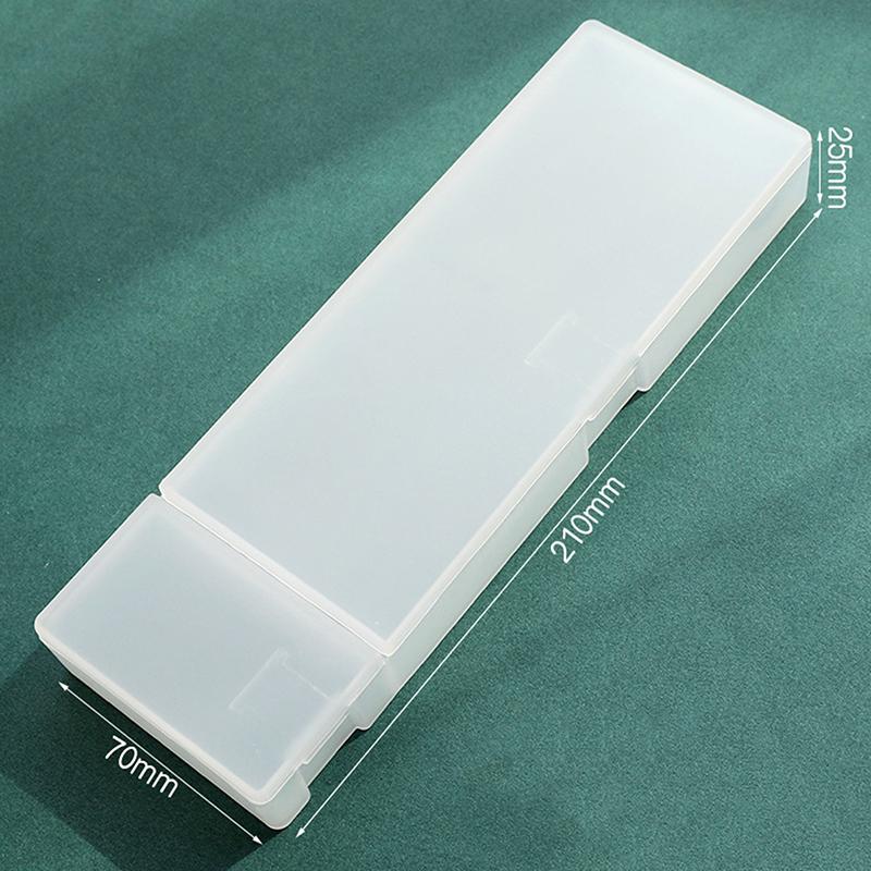 Pencil Cases Pens Storage School Office Simple Storage Organizer Plastic Creative Pencil Box Student Stationery Supplies