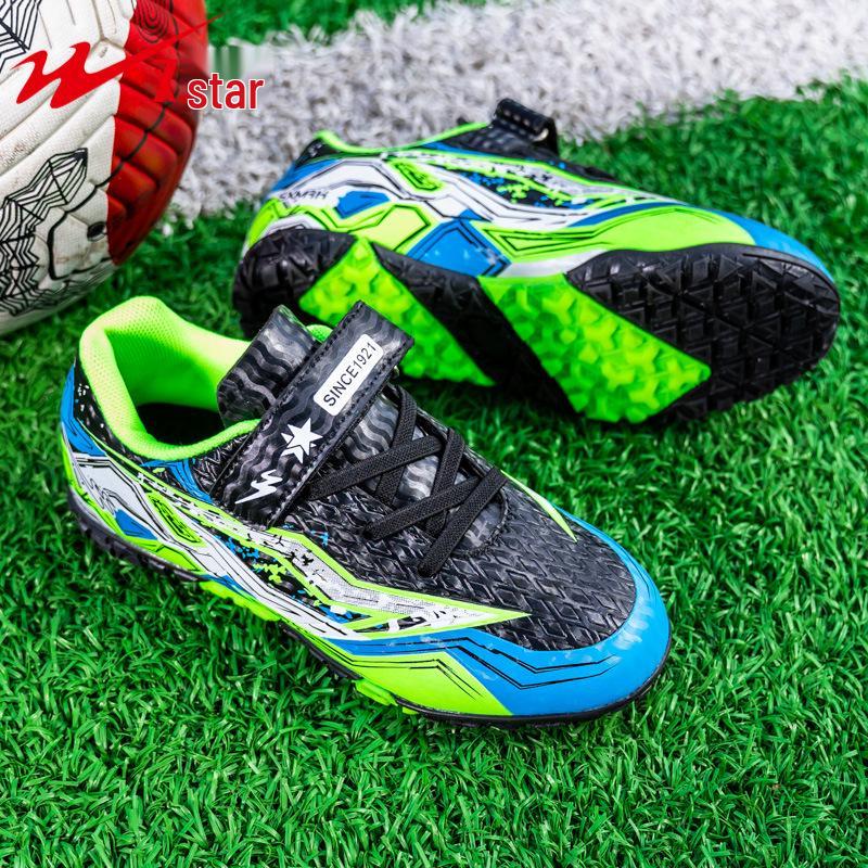 Shuangxing Kids Non-Slip Breathable Football Shoes with TF Studs for School Matches and Training 32