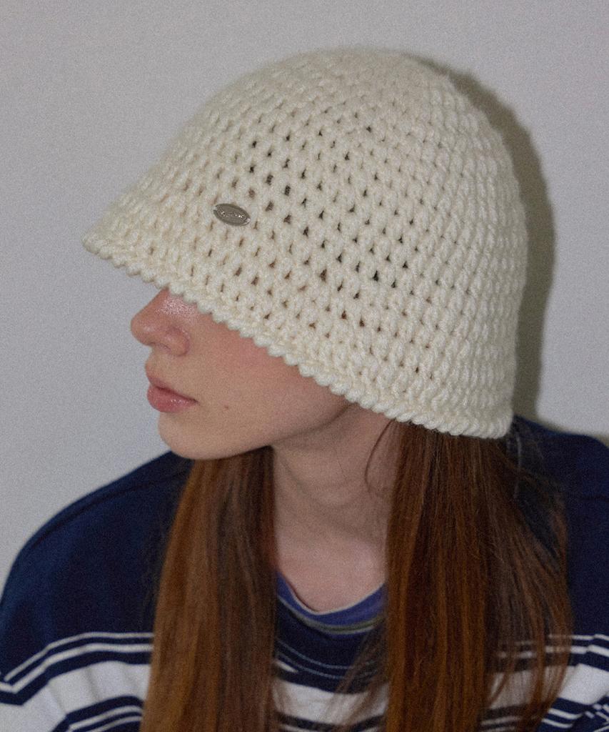 Seullouseulloulli Haul Winter Wool Handmade Crochet Knit Bucket Hat _ 9 Colors