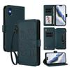 Butterfly Love Flower Multi-card Zipper Wallet Leather Phone Case