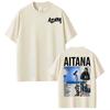 Singer Aitana Cuarto Azul Tour Graphic T Shirt for Men Women Streetwear Tops 100 Cotton TShirt 09282