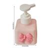 Leakproof Plastic Soap Dispenser Bottle With Decorative Bowknot Design Travel Soap Holder Bottle For Shampoo Lotion