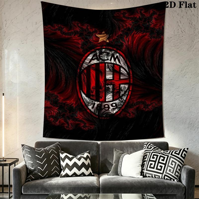 Llx0916Ac Milan Wall Tapestry Aesthetic Wall Hanging Printed Fabric Blanket Decorative Tapestries for Bedroom Living Room Home Decor