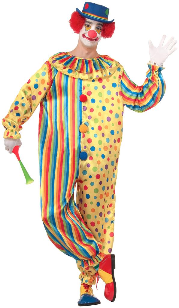 Clown Jumpsuit Costume for Adult Spots the Clown Men,