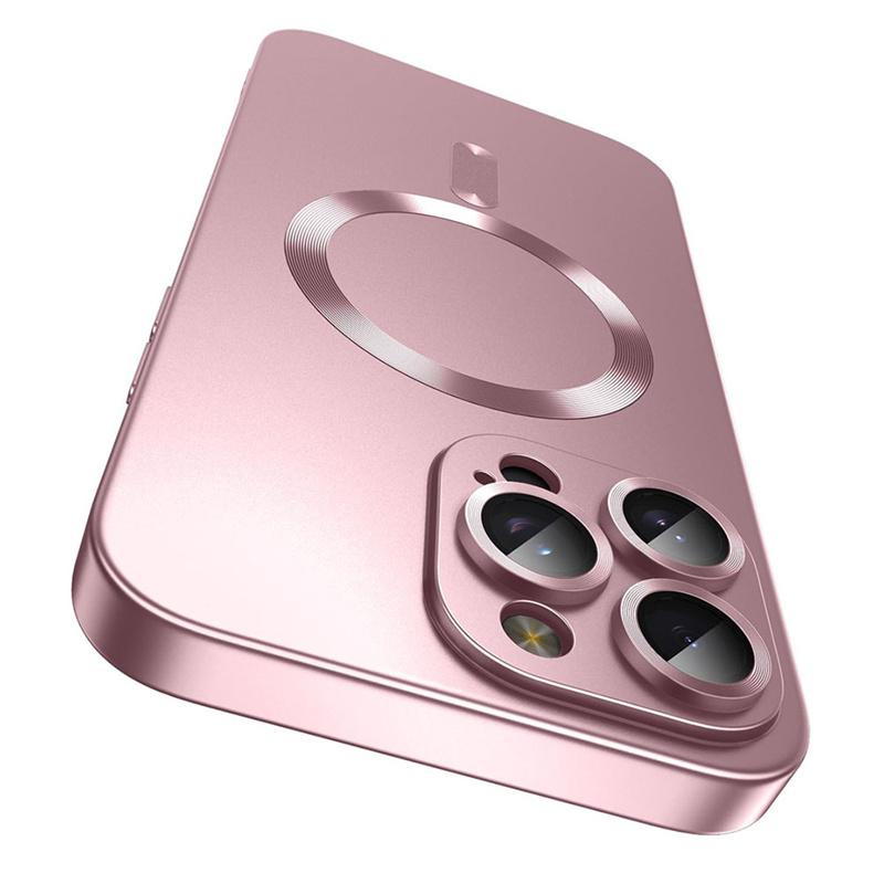 Für Magsafe Linsenschutz Matte Rutschfeste Handyhülle Für IPhone 16 15 14 13 12 11 Pro Max Plus Magnetische Kabellose Ladehülle