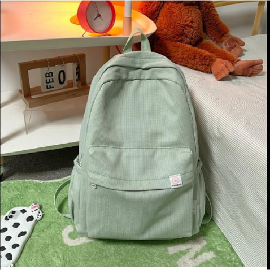 Cute Candy-colored Backpack High School Simple Large-capacity Backpack