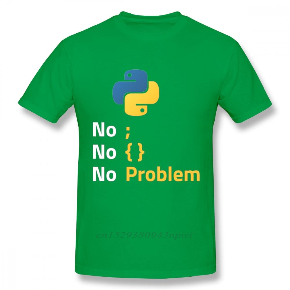 Computer Programming Language Python T Shirt Design For Code Programmer Homme Tee Shirt Crewneck Camiseta