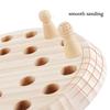 Kids Wooden Memory Match Stick Chess Fun Color Game Board Puzzles Educational Toy Cognitive Ability Learning Toys for Children