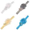 European Childrens Fabric Flower Hairband With Crystal Accents For Baby Girls