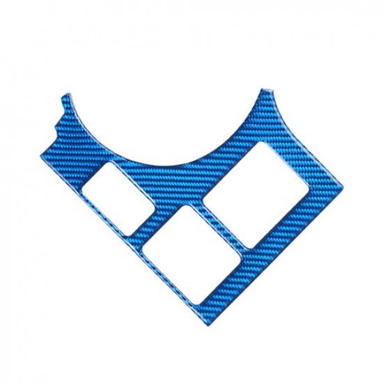 Blue Carbon Fiber Rearview Mirror Adjustment Switch Sticker For FJ Cruiser 07-21