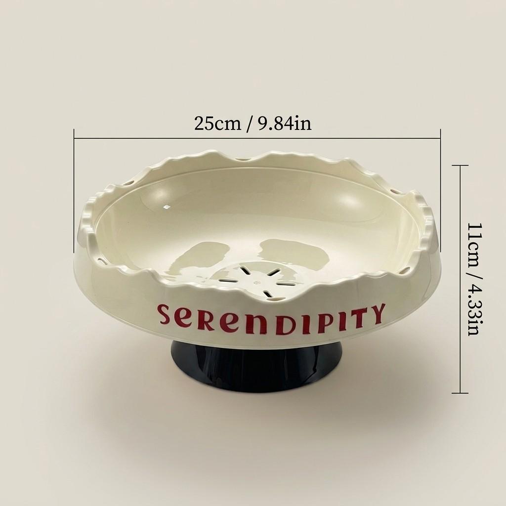 Plastic Cake Stand Detachable Pedestal Fruit Bowl Drain Hole Food Serving Dish Stackable Snack Dessert Plate Kitchen Tableware
