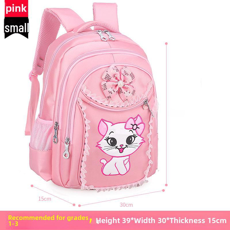 Korean Cute Princess Backpack for Girls, Grades 1-6, Ages 7-12