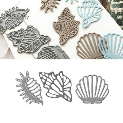 Fustelle Metallo Conchiglia Fai da Te Scrapbook Goffratura Carta Biglietti Album Artigianato Stencil