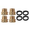 3 4 GHT To NPT Brass Garden Hose Adapter 3 4 GHT Female Interchangeable Connectors Multiple Applications For Faucets
