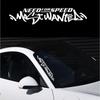 30x6CM Amuzant Alb Need for Speed Scratch Mașină Auto Decal Parbriz Autocolant Vinil Universal Fereastră Auto Ușă Auto Accesorii Auto