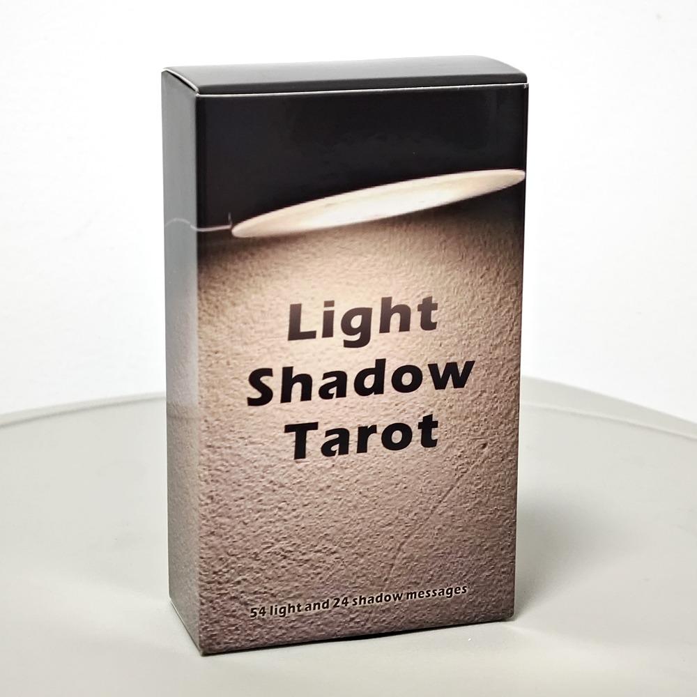 Tarotkort med lys- og skyggemeldinger, kanaliserte meldinger, sett med 78, Twin Flame / Karmic /Soulmate-kort 10,3*6 cm