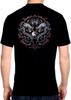 Mens Tiger Head And Dragons With Yin Yang Biker T-shirt FREE SHIPPING