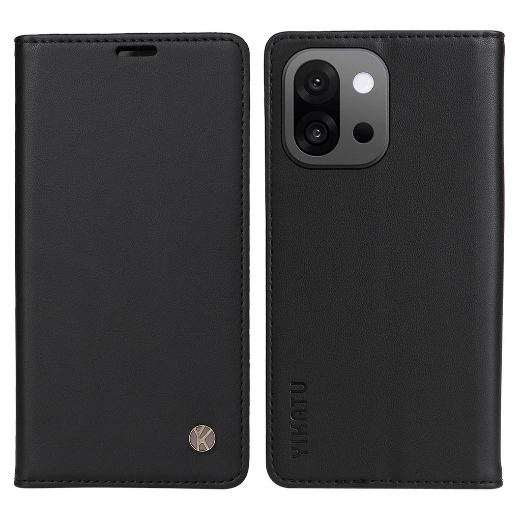 For OnePlus 13T 5G Phone Cases YIKATU Magnetic Closure PU Leather Mobile Cover